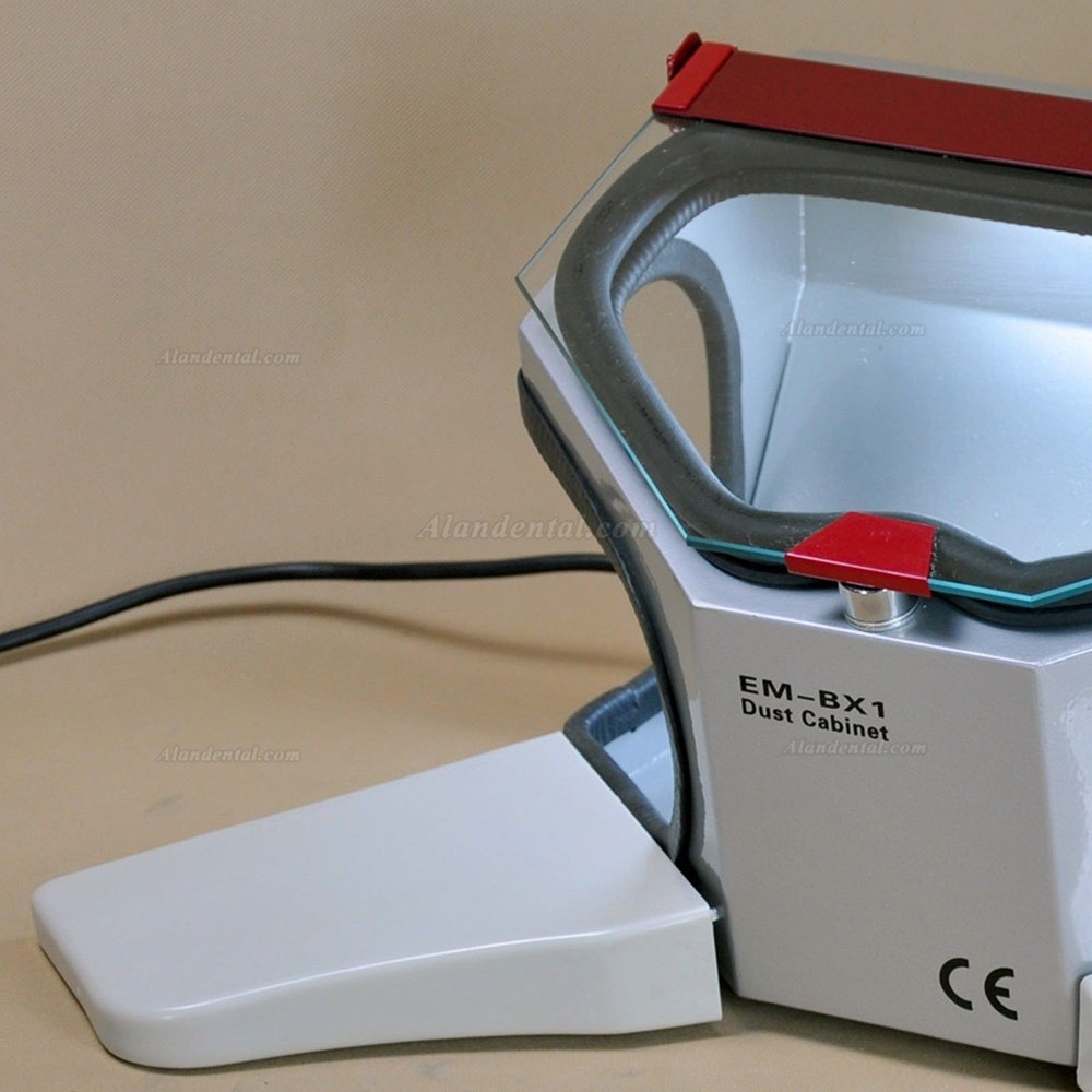 Aixin EM-BX1 Dental Sandblasting Sand Blaster Dust Cabinet Cold Light Sandblaster